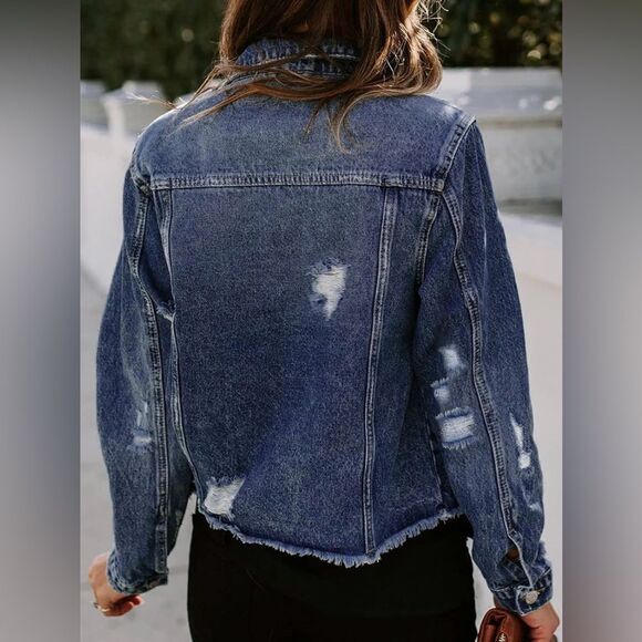 Women's Denim Jacket - Picture 3 of 10